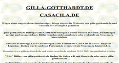 Desktop Screenshot of gilla-gotthardt.de